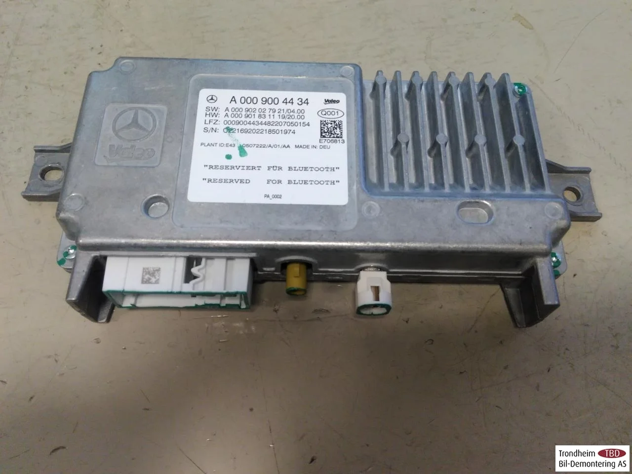 Mercedes EQA H243 2021- Vezérlőegység, Bluetooth