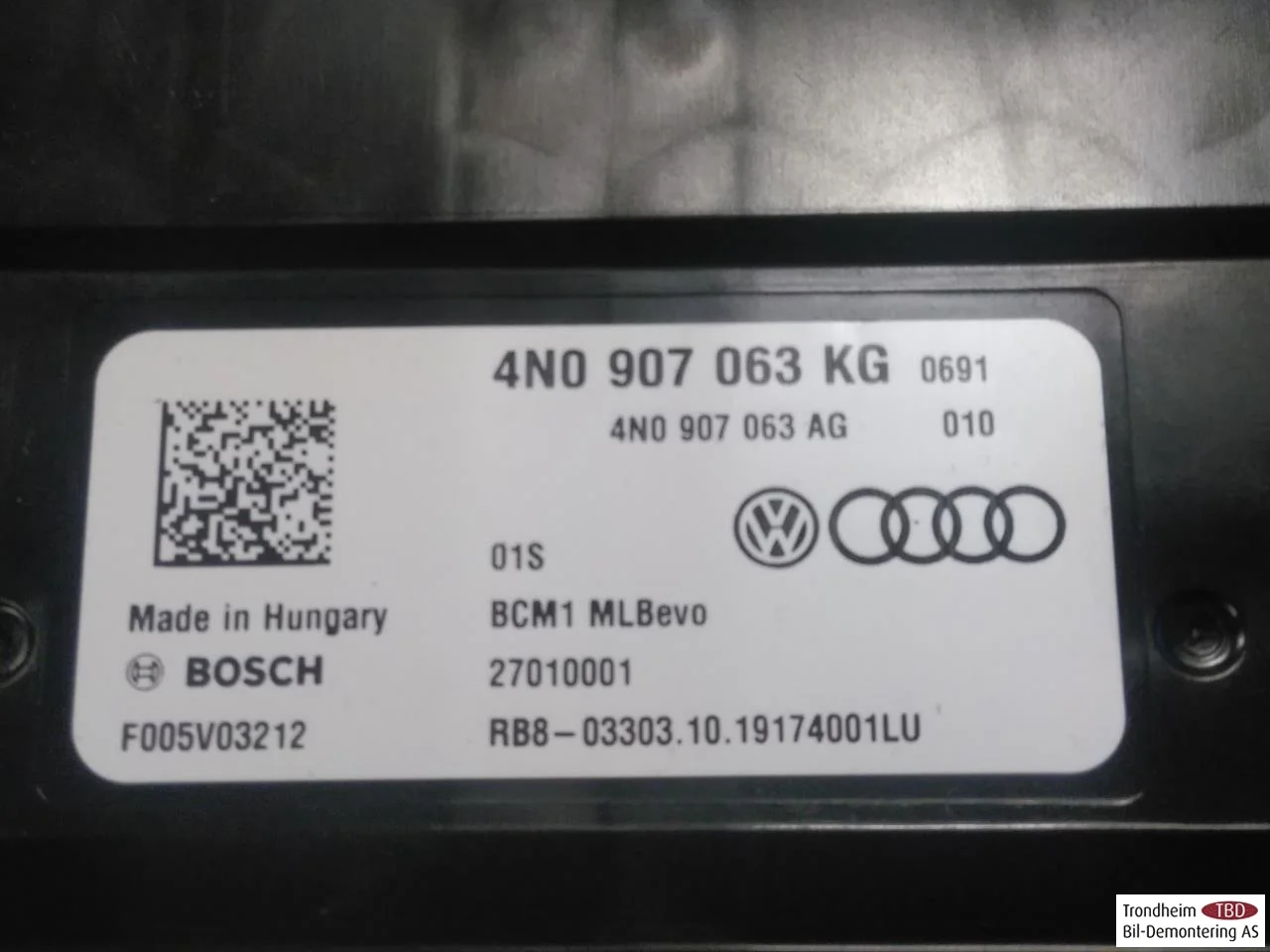 Audi E-TRON, S GE 2019- Climate control unit view 4
