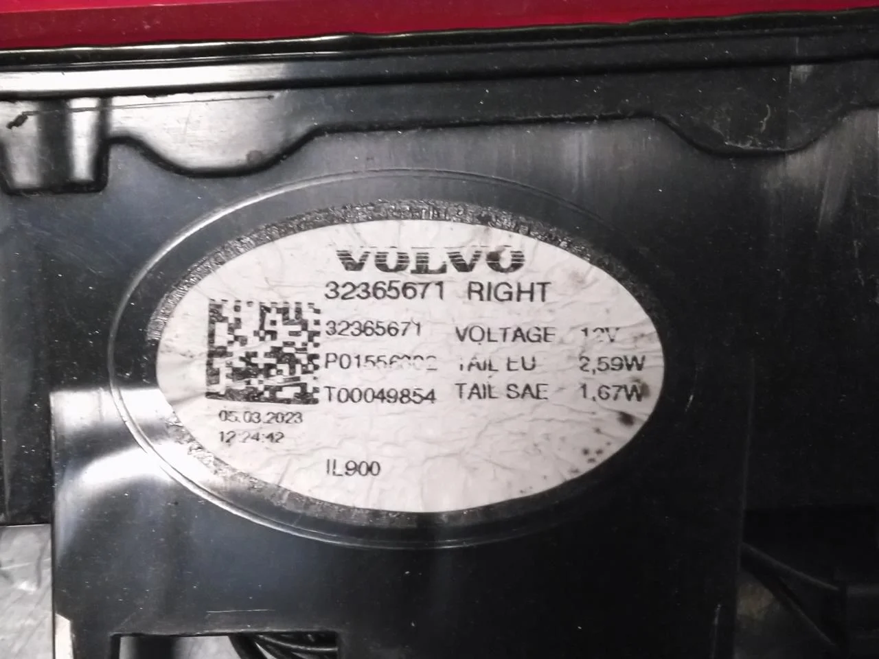Volvo C40/RECHARGE 2021-> Lampă spate dreapta vedere 4