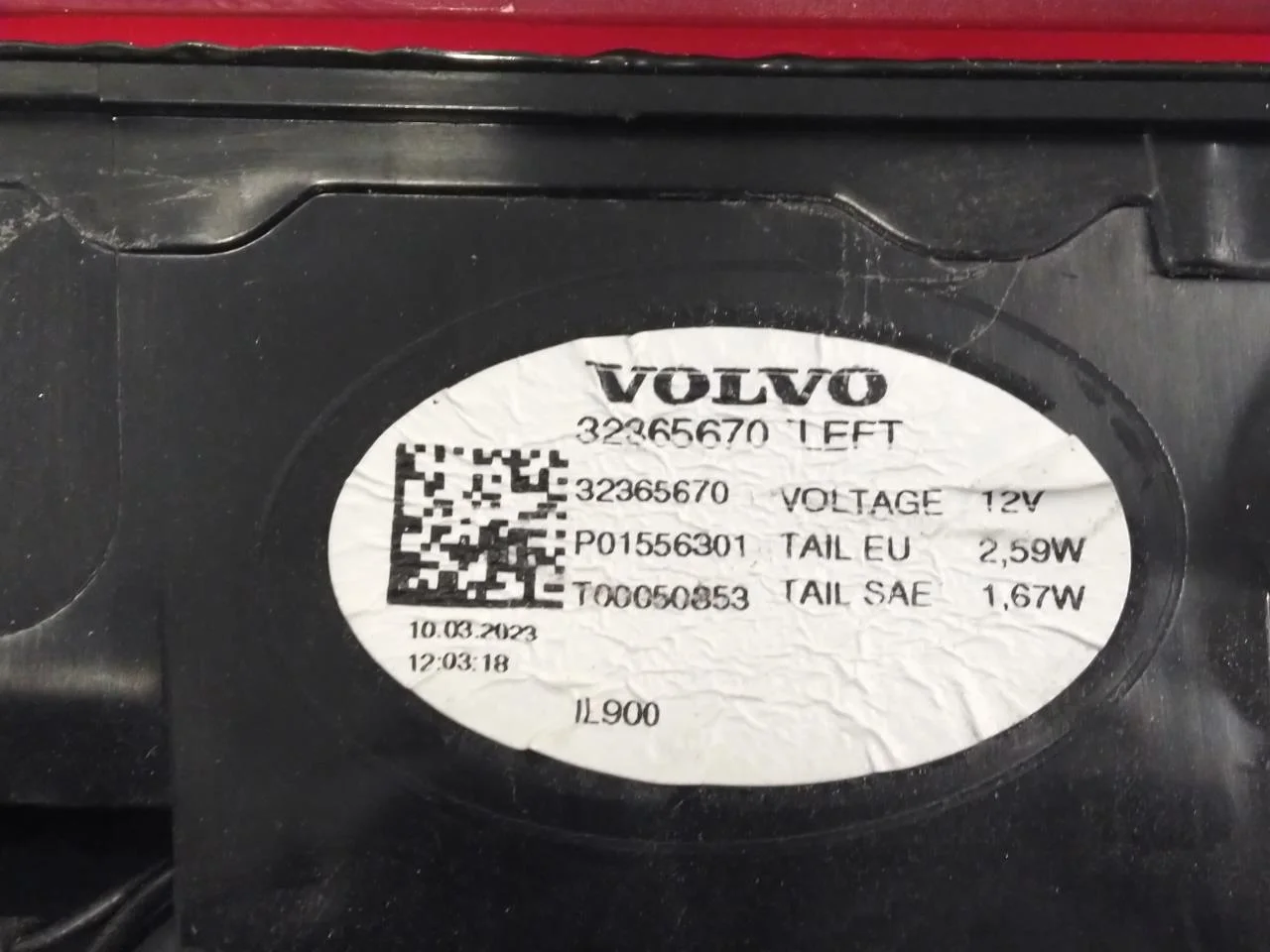 Volvo C40/RECHARGE 2021-> Lampă spate stânga vedere 4