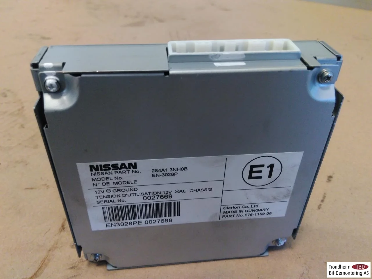 Nissan LEAF 2011-17 Control unit, other