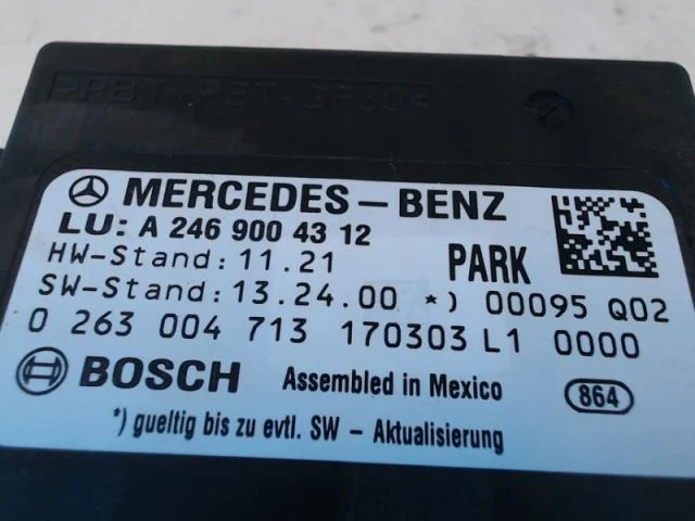 Mercedes B 180-200 W246/W242 2012-19 Vezérlőegység, parkolássegéd nézet 2