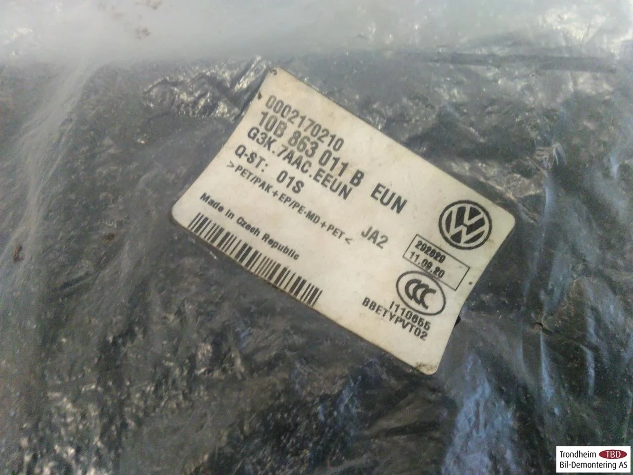 Volkswagen ID.3 2021- Padlószőnyeg nézet 3
