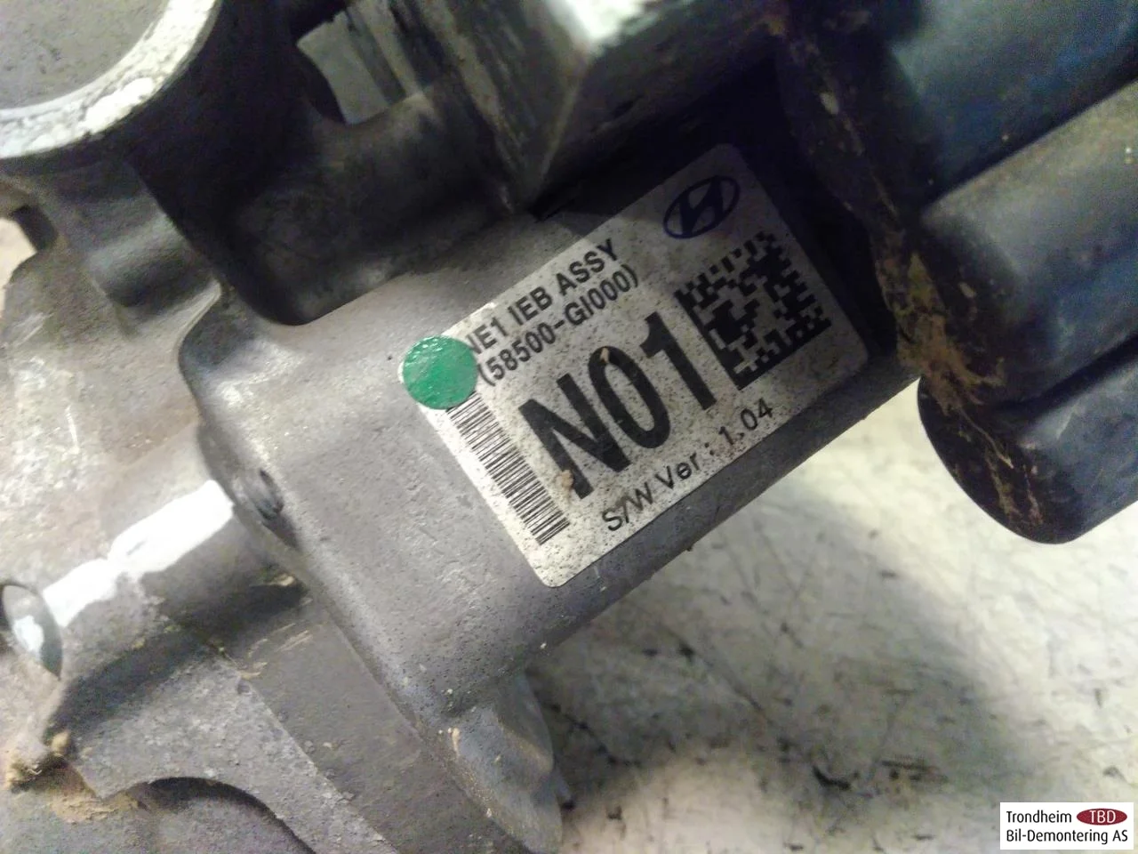 Hyundai IONIQ 5 NE 2022- ABS hydraulic unit view 4