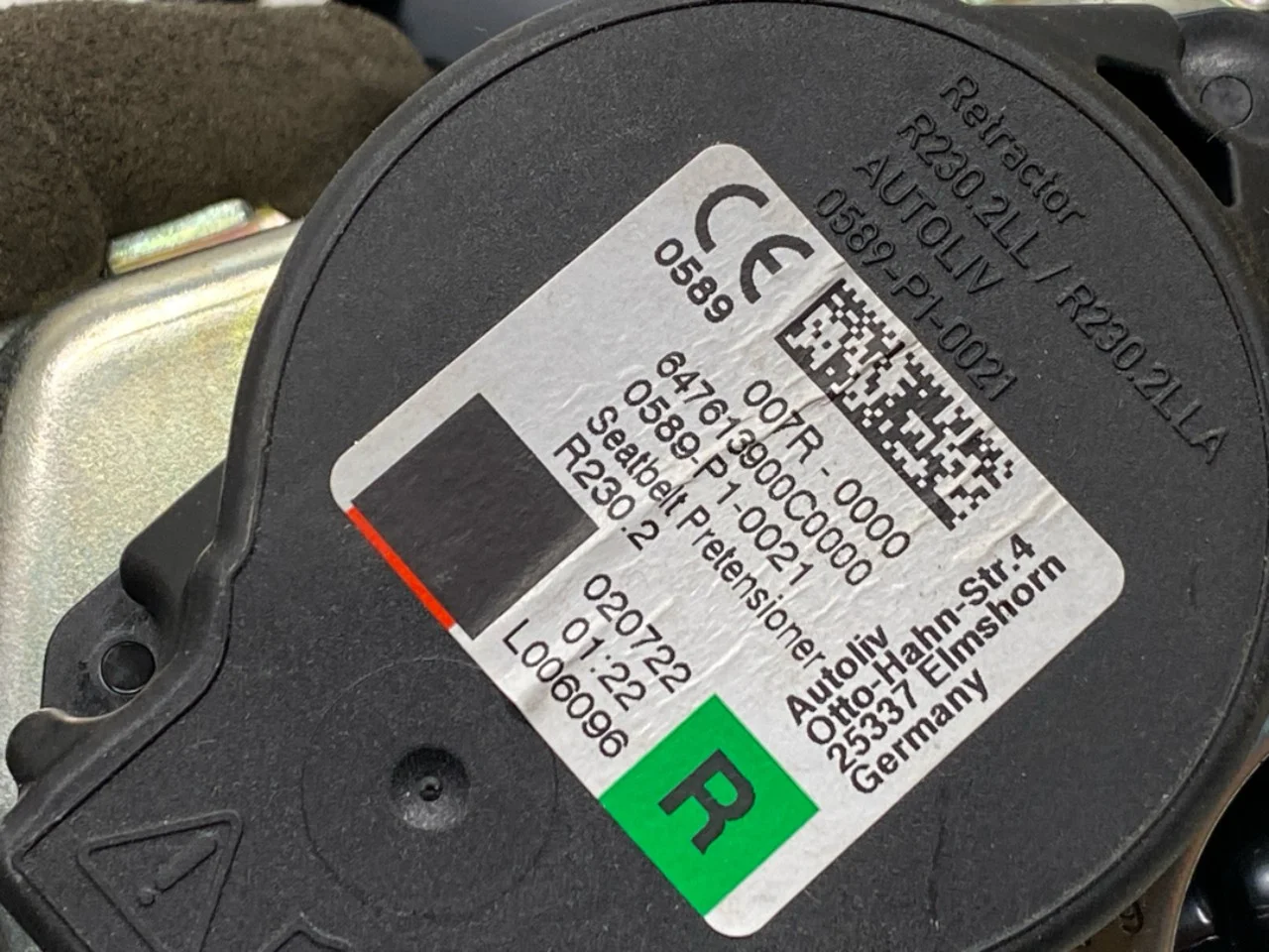 Volkswagen ID.4 2021- Biztonsági öv, első, jobb nézet 3