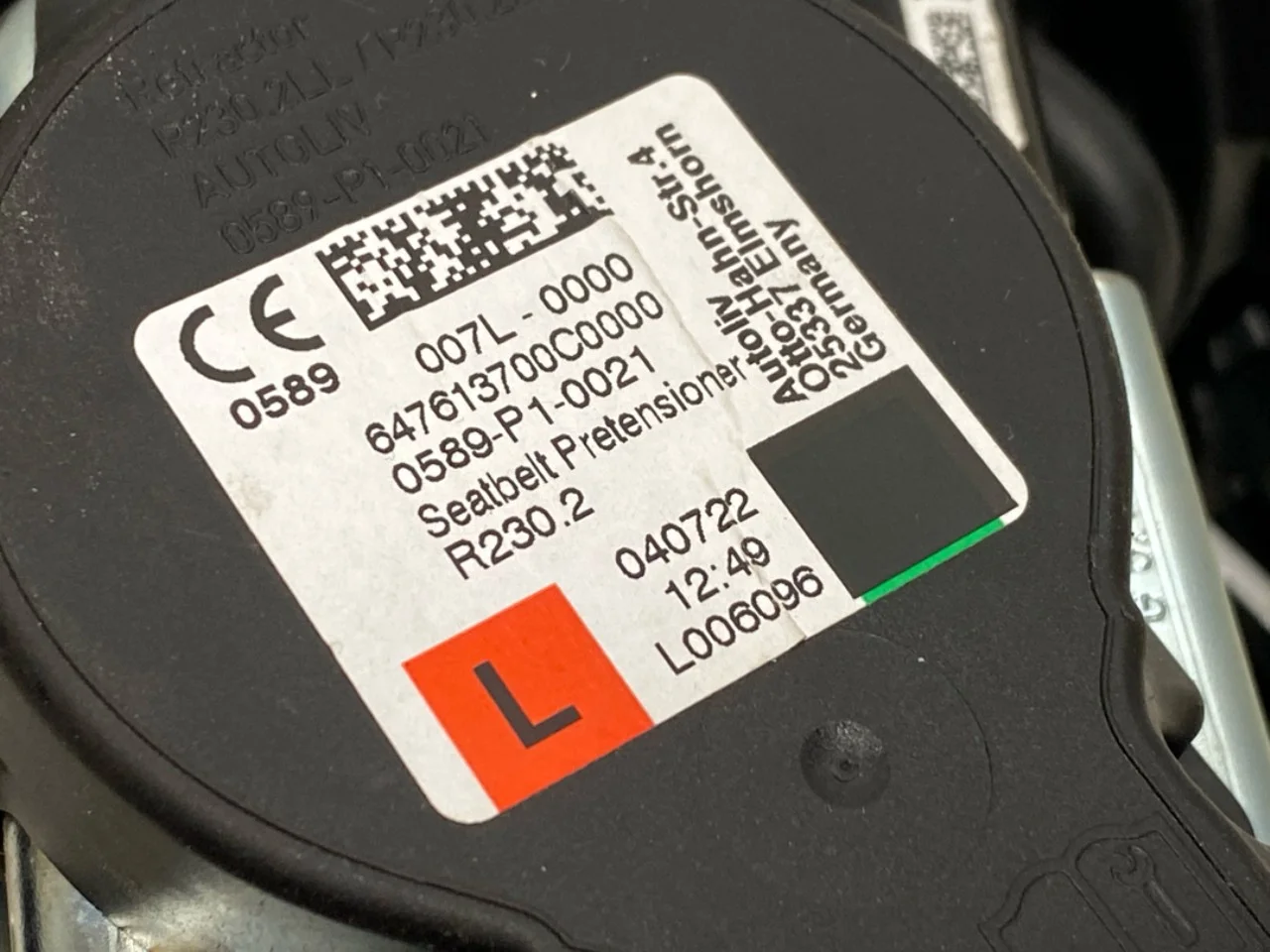 Volkswagen ID.4 2021- Biztonsági öv, első, bal nézet 4