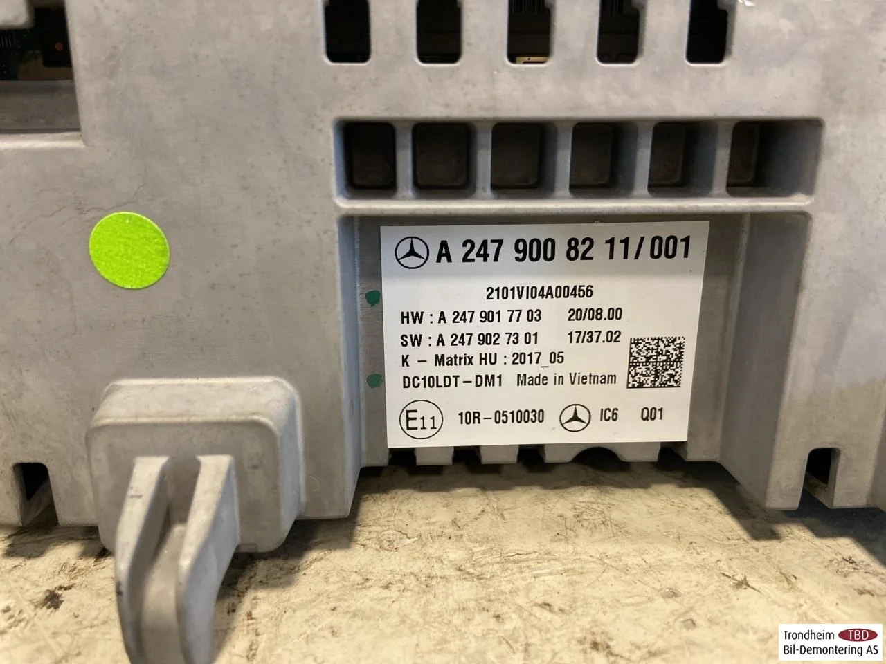 Mercedes EQA H243 2021- Multifunkciós kijelző nézet 4