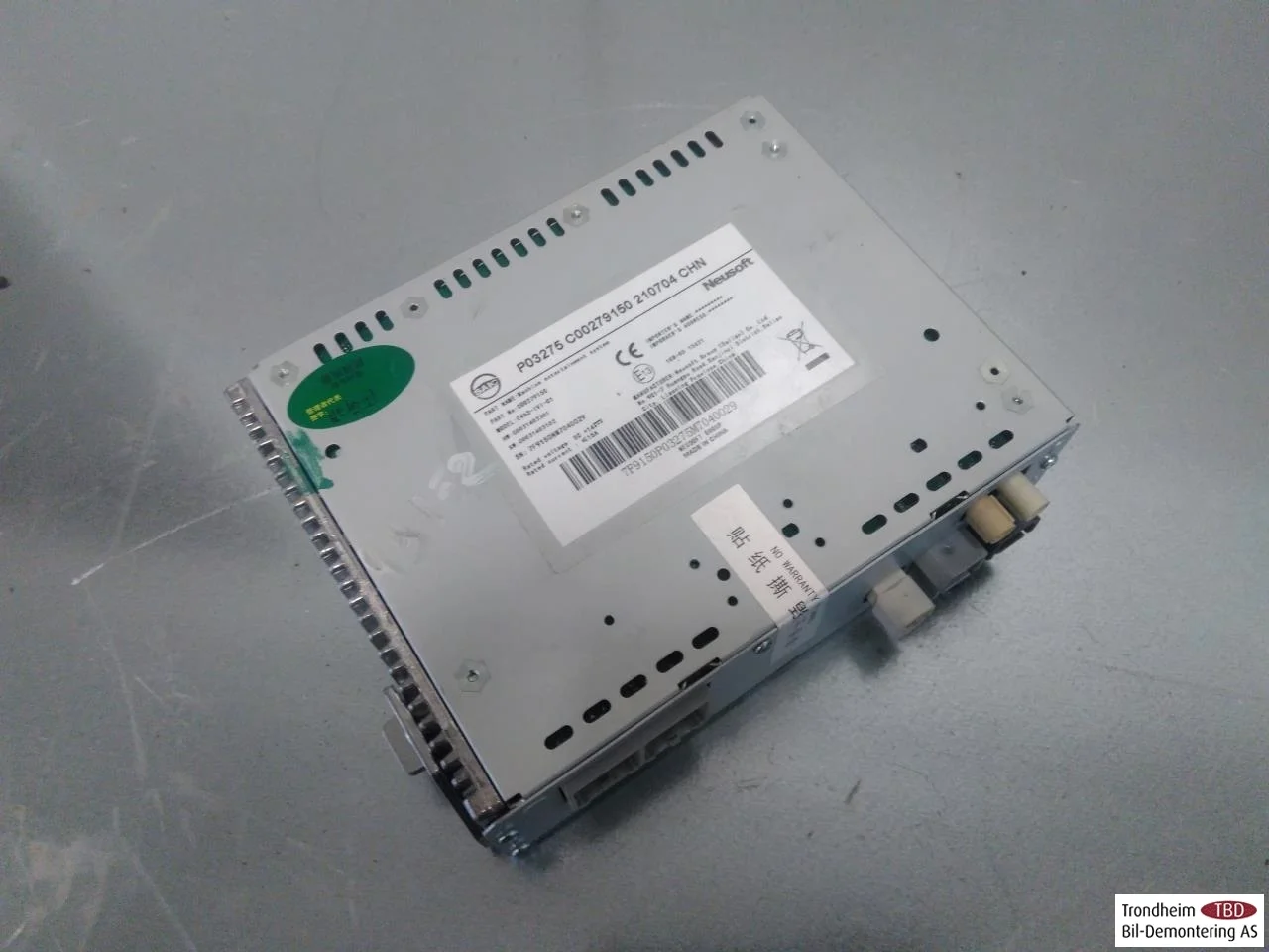 Maxus E-DELIVER9 2022- Rádió