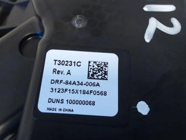 Tesla MODEL 3 2017--> Fűtésventilátor motor nézet 2