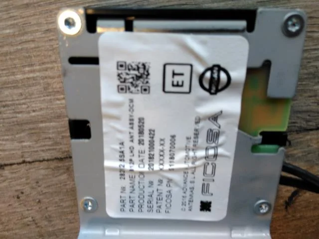 Nissan LEAF 2017-24 Antenna nézet 2
