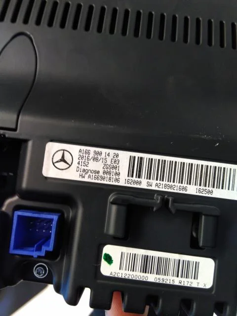 Mercedes B 180-200 W246/W242 2012-19 GPS navigáció nézet 3