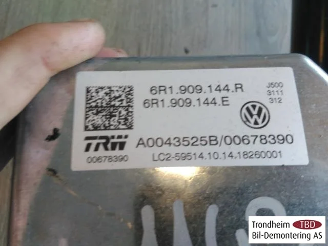 Volkswagen UP!, E-UP! Kormányoszlop egység szervóval nézet 4