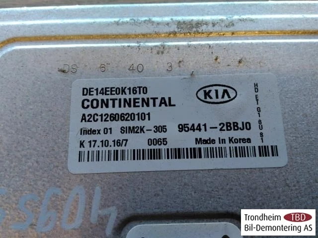 Kia NIRO 2017-22 Vezérlőegység, váltó nézet 2