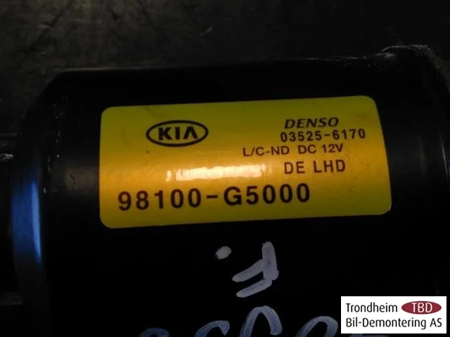 Kia NIRO 2017-22 Ablaktörlő motor, szélvédő nézet 3