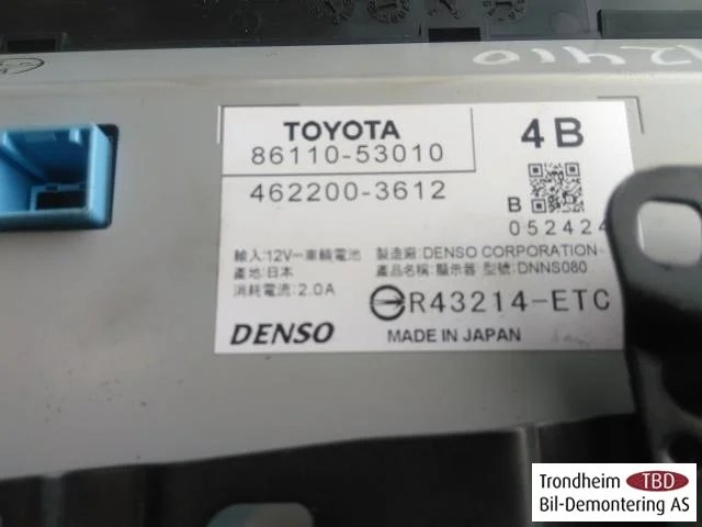 Lexus IS 250/350 2014-20 GPS navigáció nézet 4