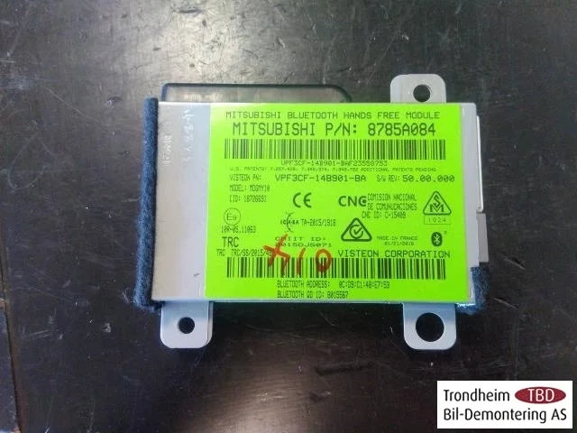 Mitsubishi OUTLANDER 2013-21 Vezérlőegység, Bluetooth nézet 2