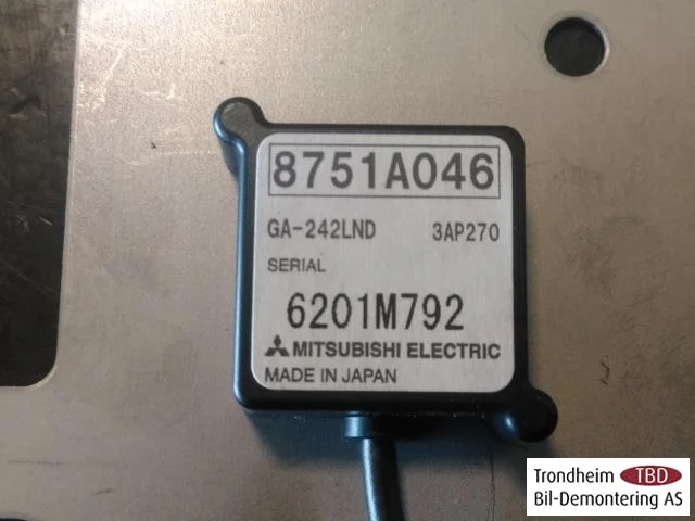 Mitsubishi OUTLANDER 2013-21 Vezérlőegység, egyéb nézet 2