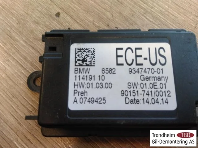 BMW I3 I01 2013-22 Vezérlőegység, egyéb nézet 2