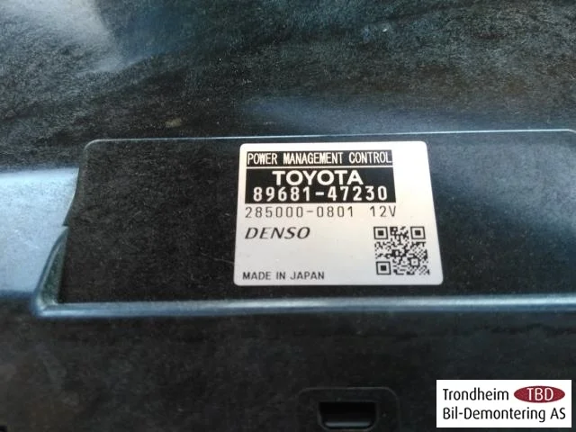 Toyota PRIUS ZVW30 2009-20 Vezérlőegység, egyéb nézet 2