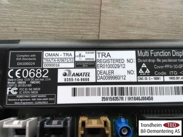 Renault ZOE/E- TECH 2013--> GPS navigáció nézet 3