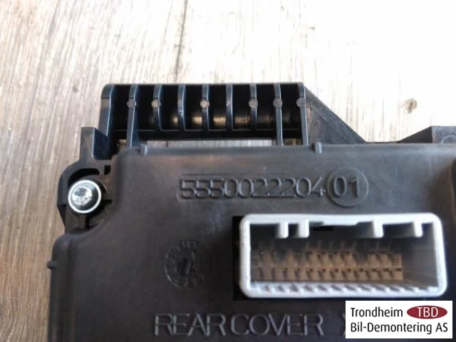 Renault ZOE/E- TECH 2013--> Instrument cluster assembly view 4
