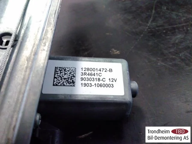 Renault ZOE/E- TECH 2013--> Electric window regulator, complete view 2