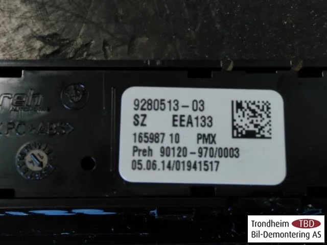 BMW I3 I01 2013-22 Egyéb kapcsolók nézet 3