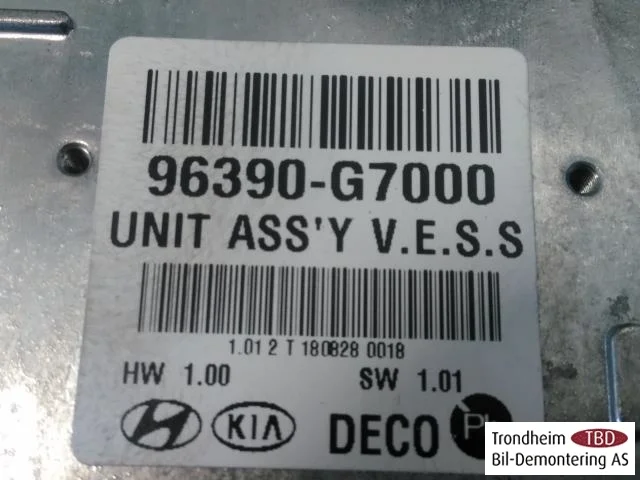 Hyundai IONIQ AE 2017-22 Vezérlőegység, egyéb nézet 2