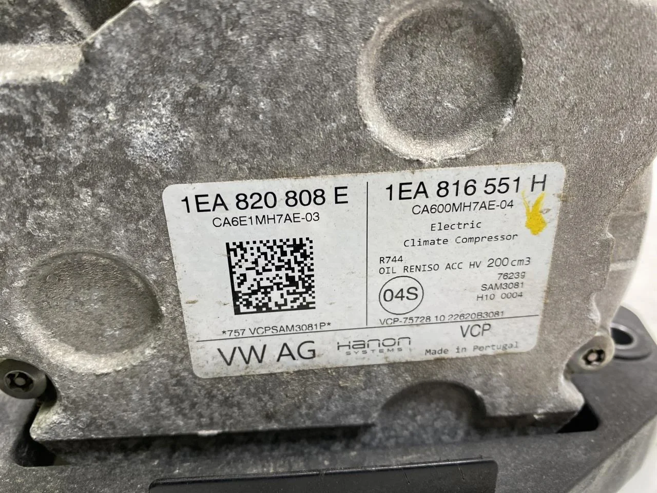 Volkswagen ID.5 2022- Klímakompresszor nézet 4