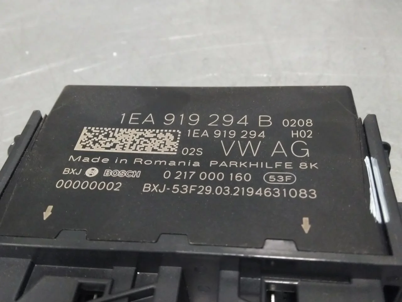 Skoda ENYAQ IV 2021- Vezérlőegység, parkolássegéd nézet 3