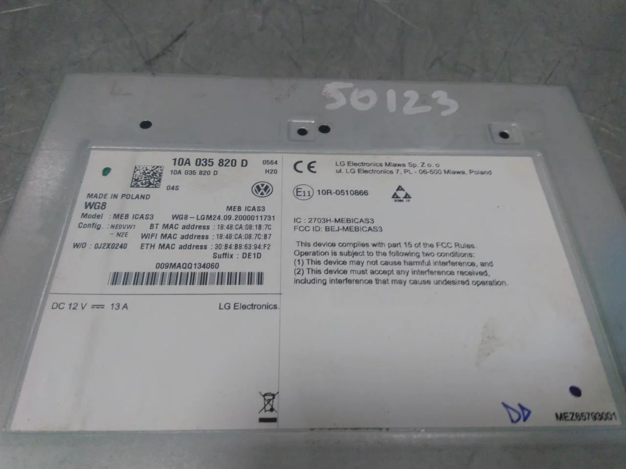 Volkswagen ID.3 2021- GPS navigáció nézet 2