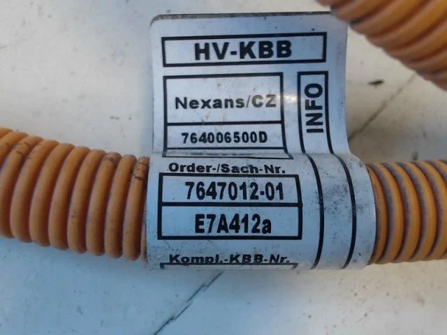 BMW I3 I01 2013-22 Fascicul de cabluri, înaltă tensiune vedere 2