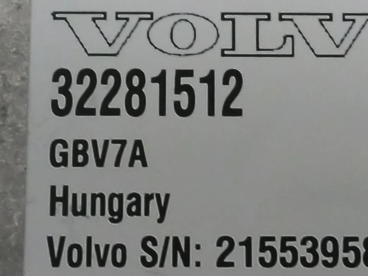 Volvo C40/RECHARGE 2021-> Vezérlőegység, parkolássegéd nézet 3