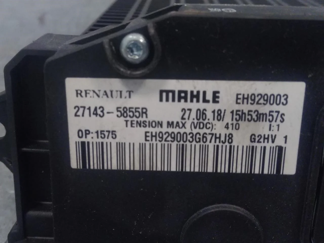 Renault ZOE/E- TECH 2013--> Heater matrix, electric view 4