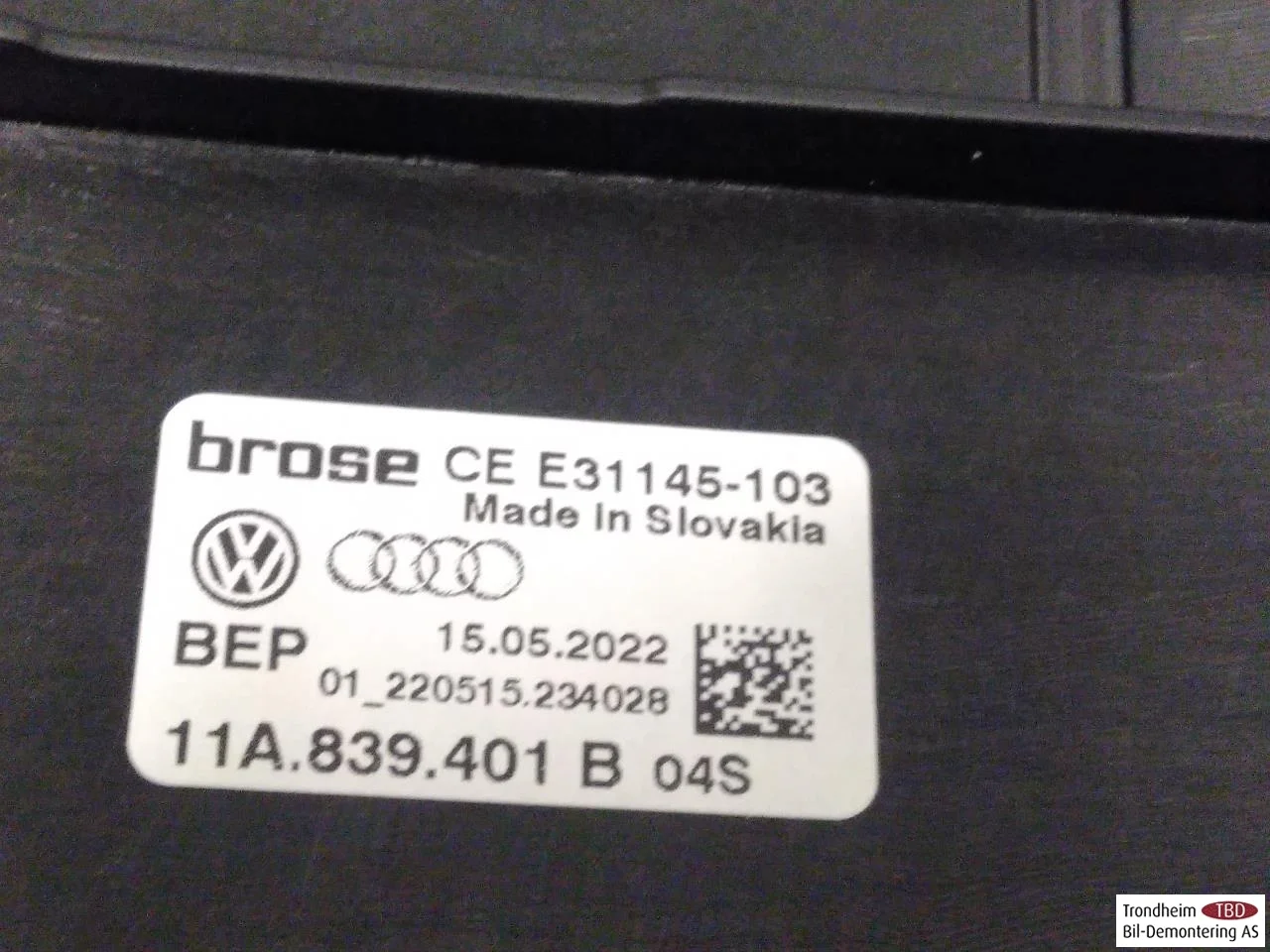 Volkswagen ID.5 2022- Macara geam electrică, completă vedere 3