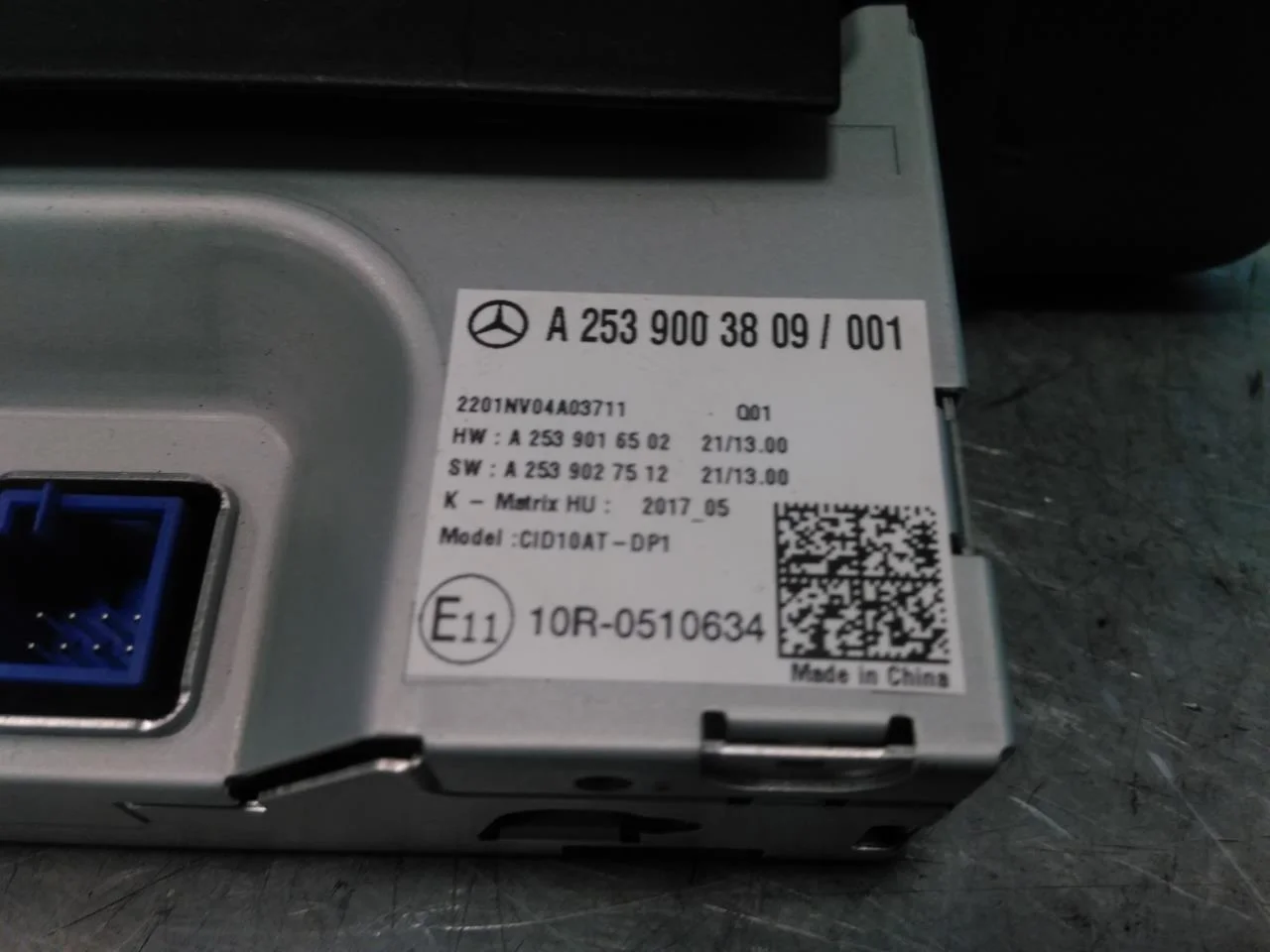 Mercedes V W447//W640/W448 2014- GPS navigáció nézet 3