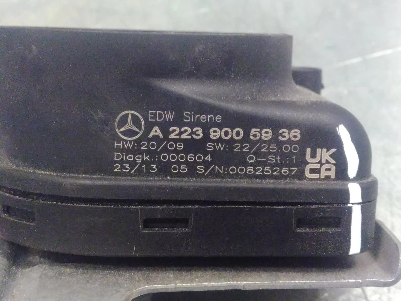 Mercedes EQS SUV X296 2022- Autóriasztó nézet 3