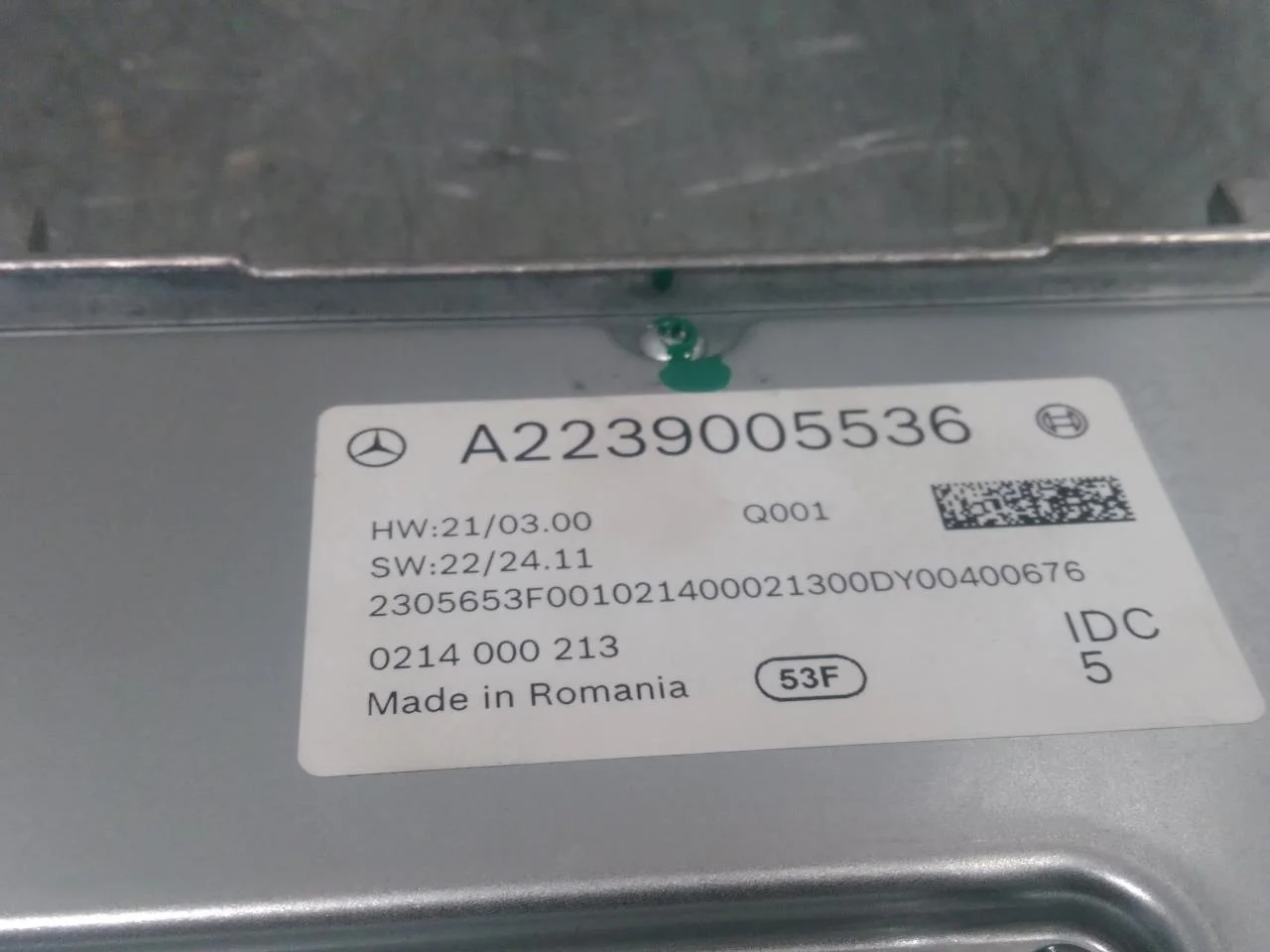 Mercedes EQS SUV X296 2022- Vezérlőegység, parkolássegéd nézet 4