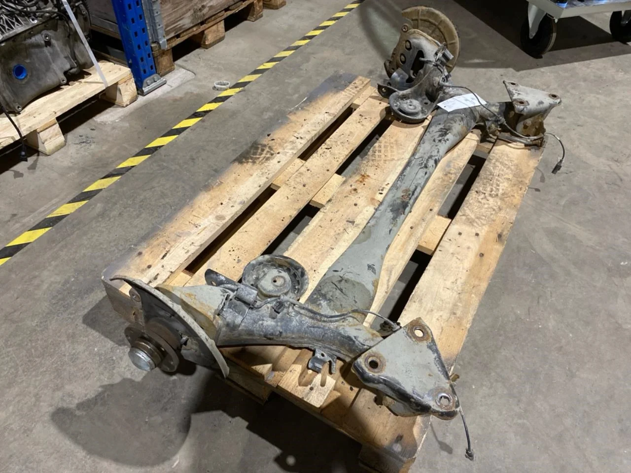 Fiat 500 2007->>24 Rear suspension, other view 2