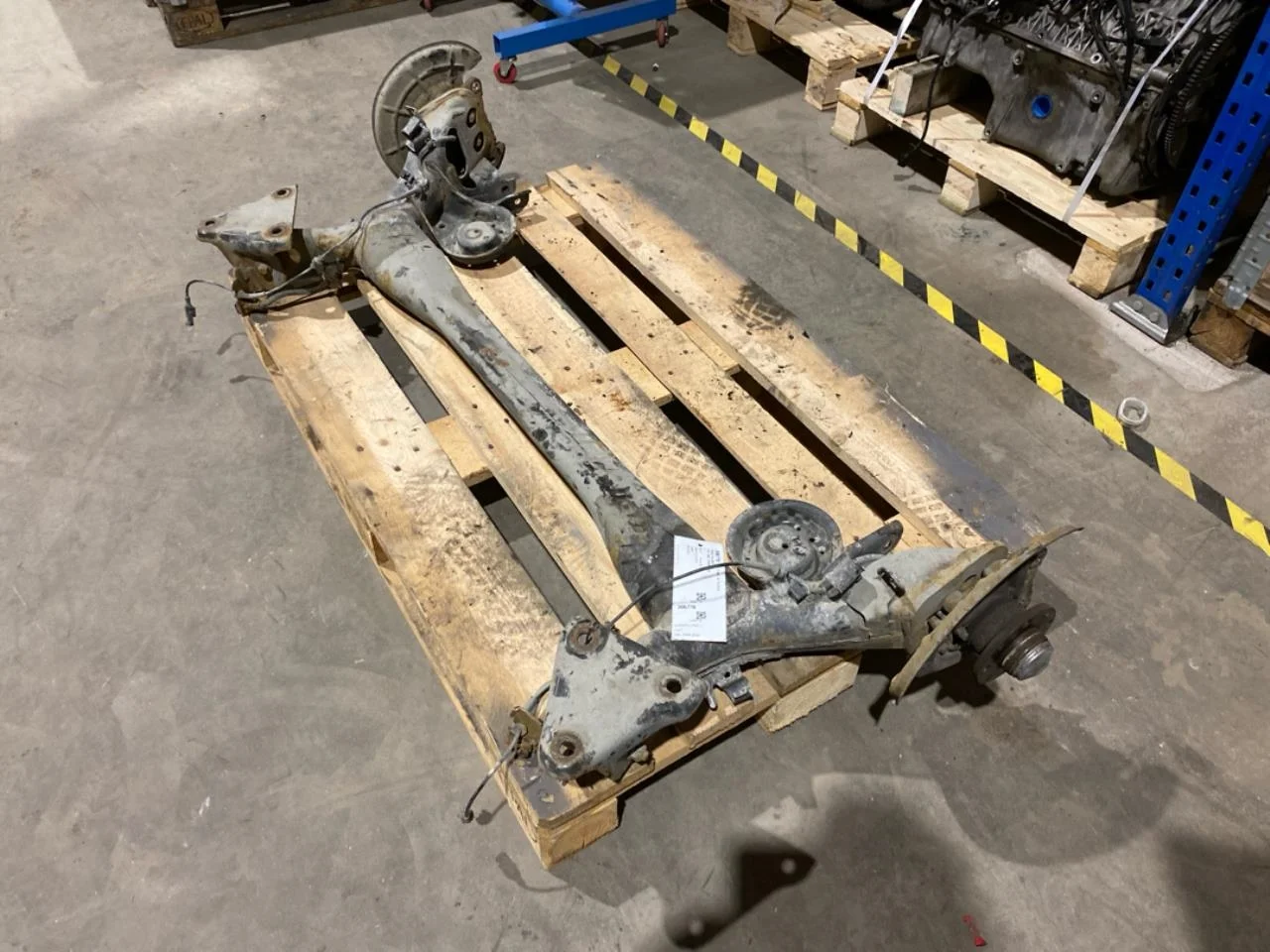 Fiat 500 2007->>24 Rear suspension, other view 3