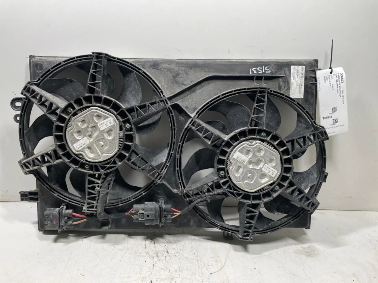 Fiat 500 2007->>24 Hűtőventilátor, elektromos