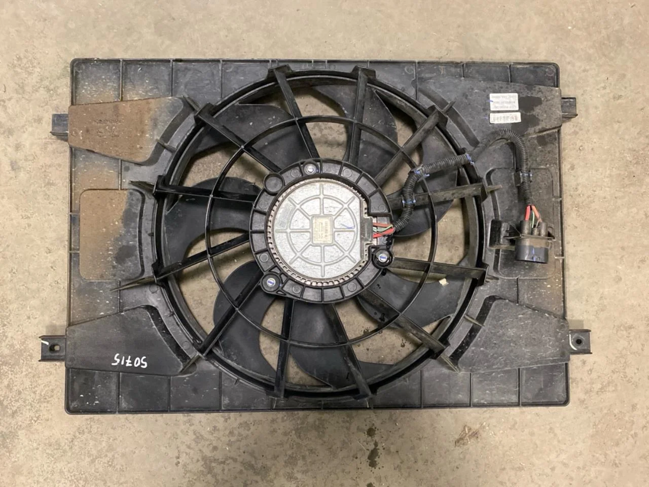 Hongqi E-HS9 2022- Hűtőventilátor, elektromos nézet 2