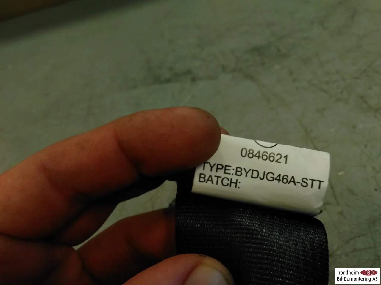 Byd TANG 2021->> Centură de siguranță spate dreapta vedere 3