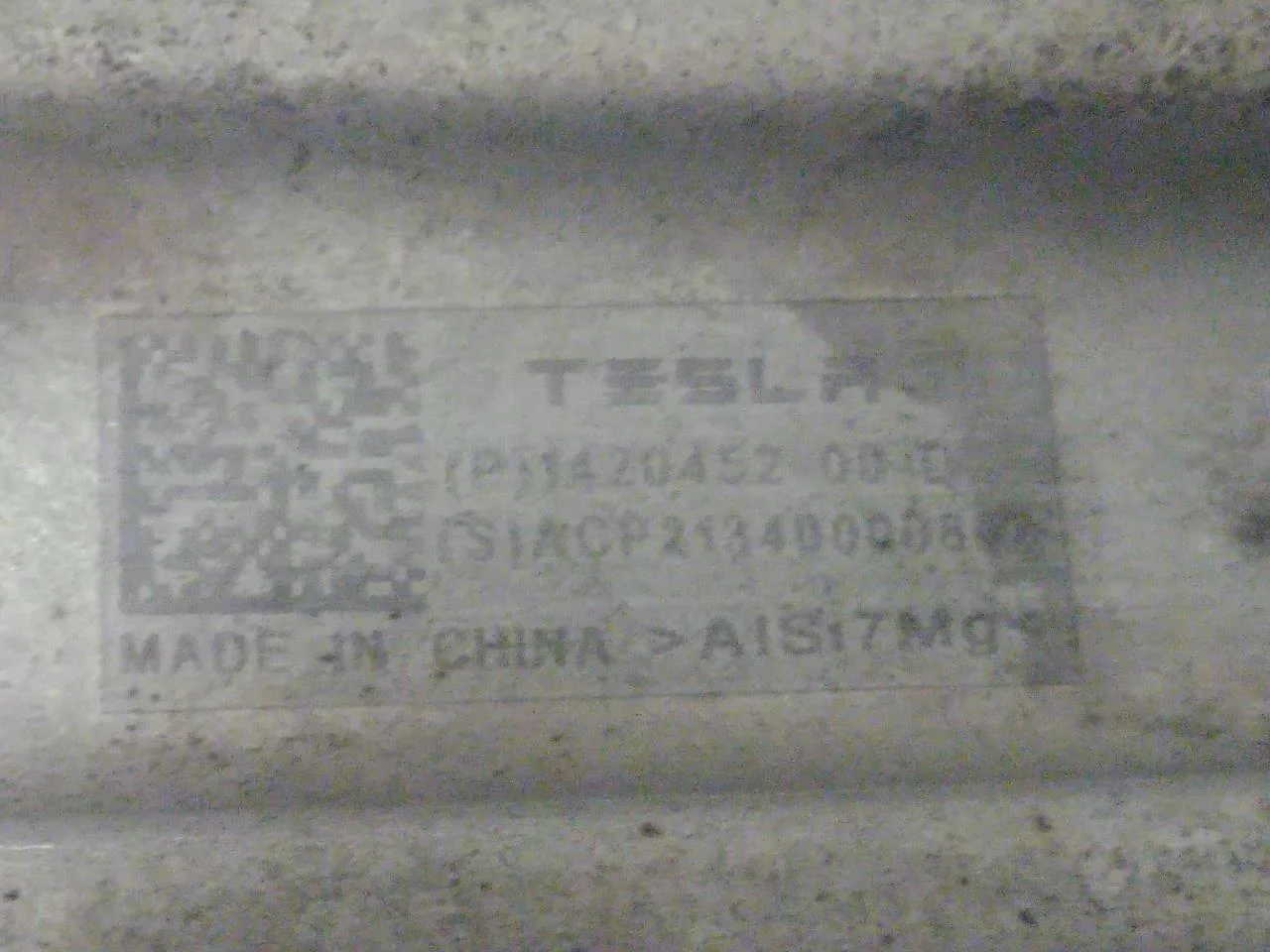 Tesla MODEL S 2013- Control arm, rear right view 3
