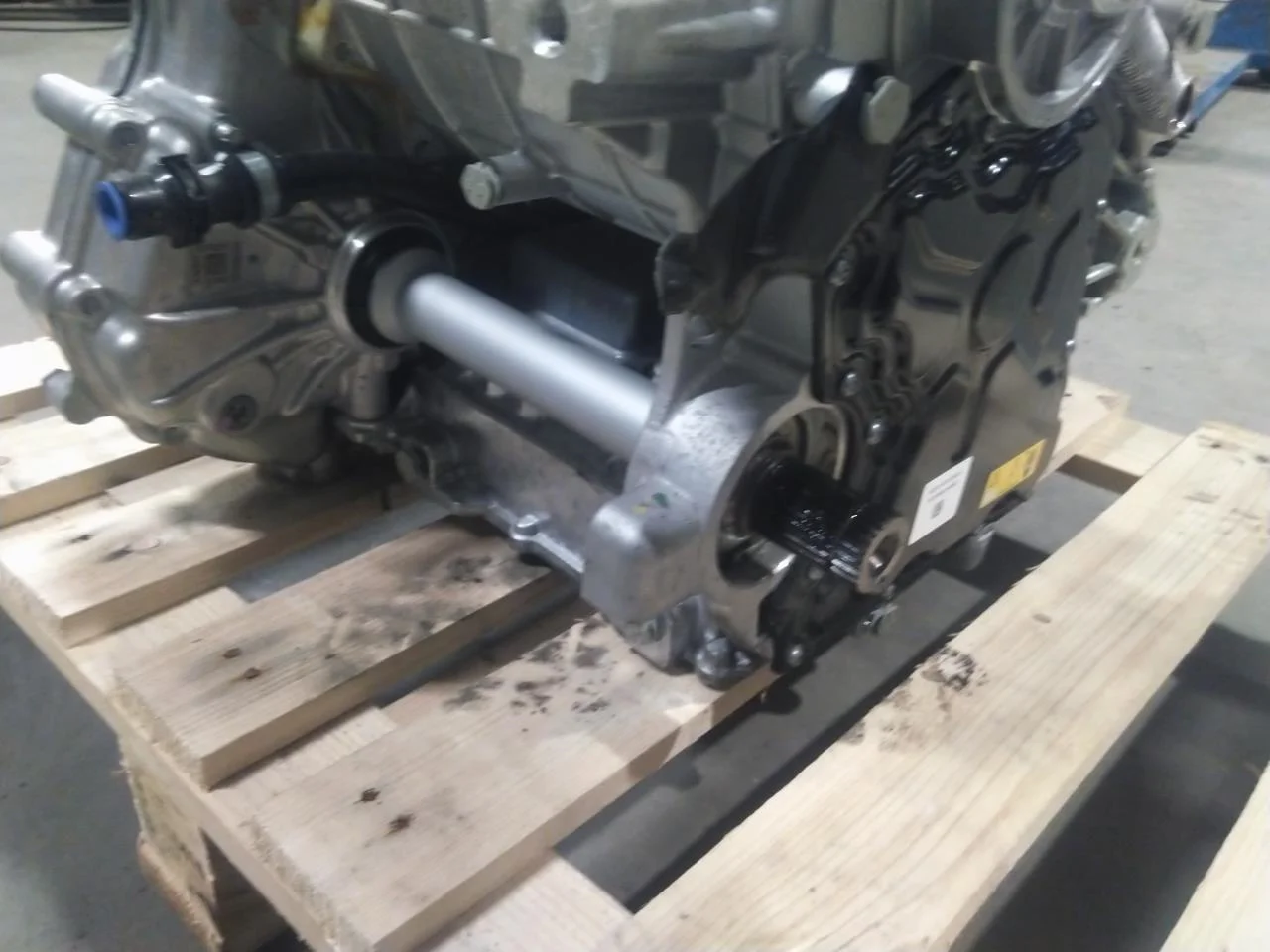 Mercedes EQS SUV X296 2022- Front electric motor view 3