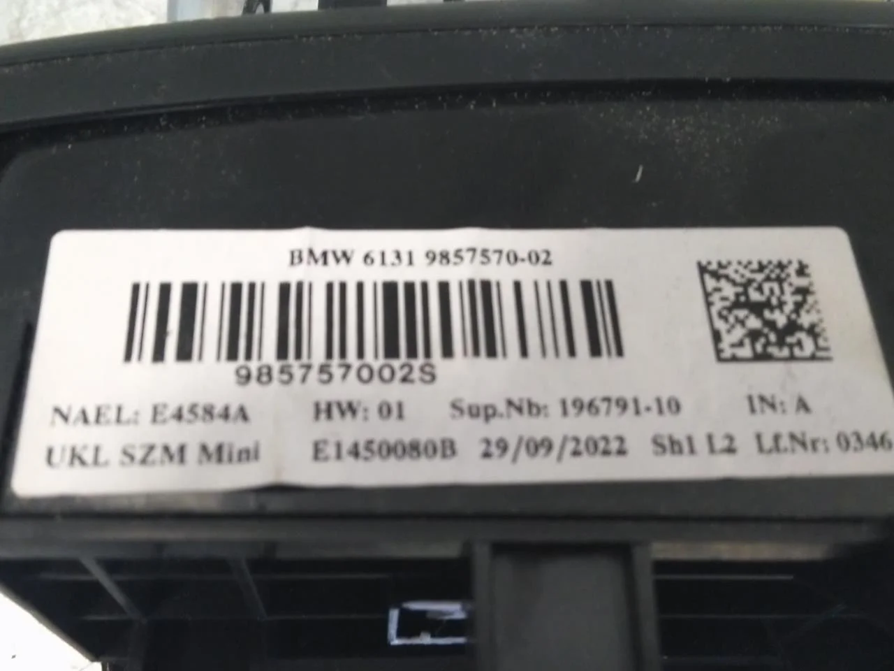Mini MINI ONE/COOPER 3DR F56 2014-24 Indítógomb, személyautó nézet 4