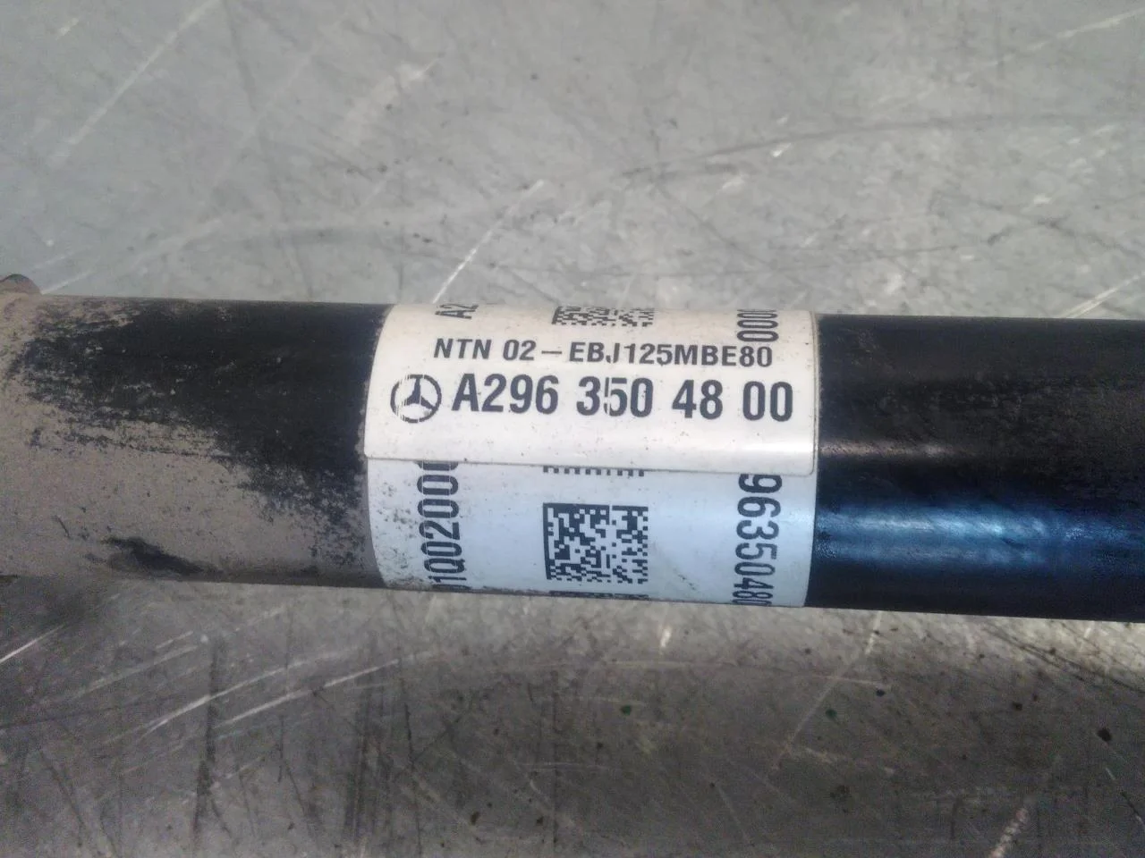 Mercedes EQS SUV X296 2022- Rear right driveshaft view 4