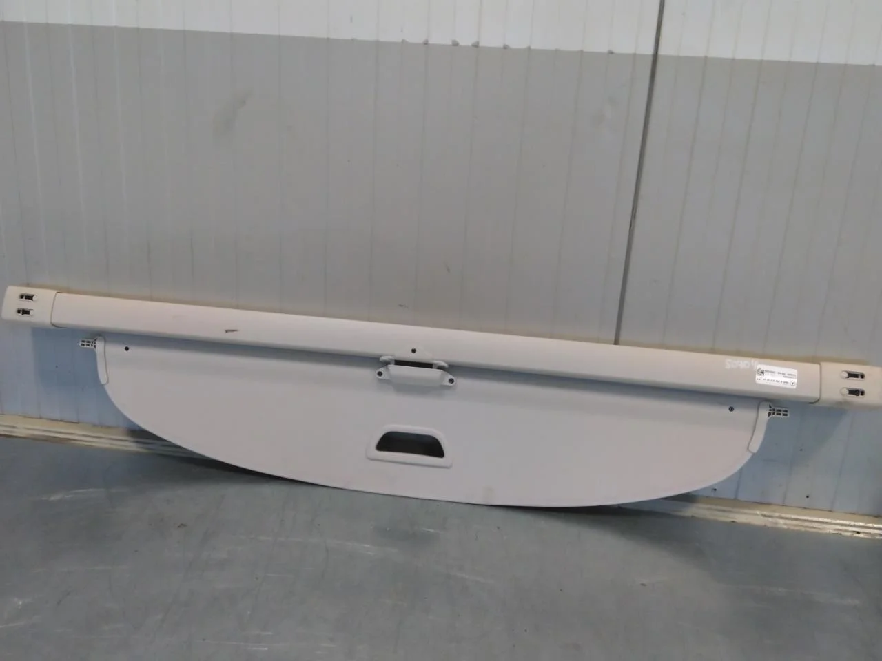 Mercedes EQS SUV X296 2022- Roller blind / sunshade, cargo area view 2
