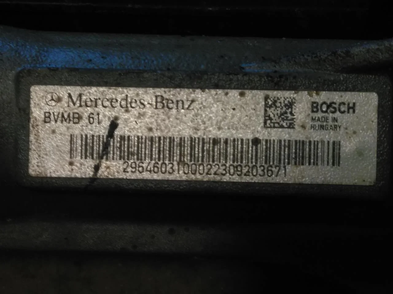 Mercedes EQS SUV X296 2022- Szervo kormánymű / fogasléc, elektromos nézet 4