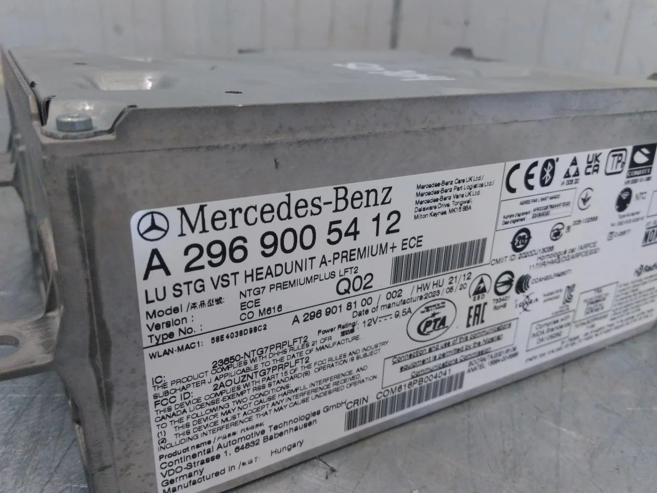 Mercedes EQS SUV X296 2022- Radio vedere 4